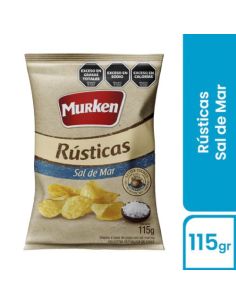 MURKEN Papas Rusticas Sal De Mar 115gr