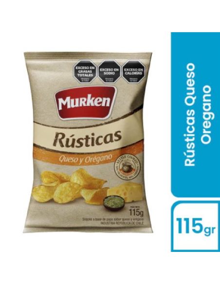 MURKEN Papas Rusticas Queso Y Oregano 115gr