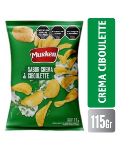 MURKEN Papas Crema Ciboulette 115gr