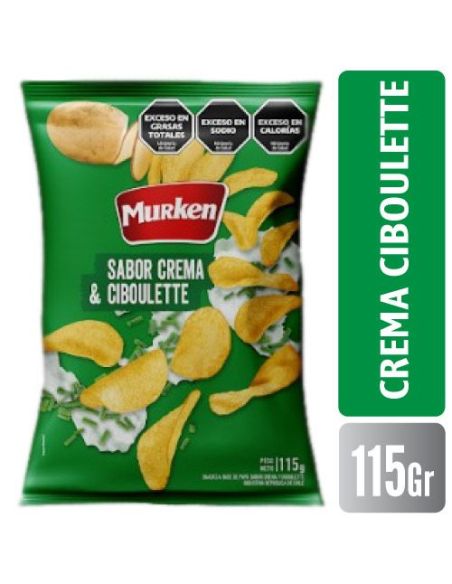 MURKEN Papas Crema Ciboulette 115gr