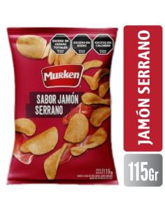 MURKEN Papas Jamon Serrano 115gr