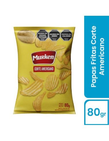 MURKEN Papas Clasicas Corte Americano 80gr
