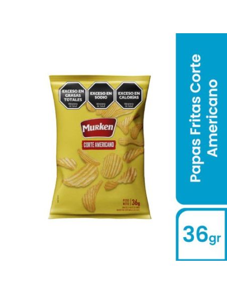 MURKEN Papas Clasicas Corte Americano 36gr