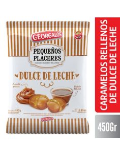 GEOR. CARAMELOS RELLENOS DE DULCE DE LECHE X 450 GR