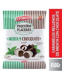 GEOR. CARAM. RELL. DE MENTA  CHOC. X 450GR