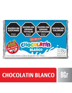 GEORGALOS CHOCOLATIN BLANCO 40 X 8 GR