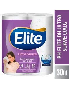 ELITE Papel Doble Hoja ULTRA SUAVE 30Mts. x4un.