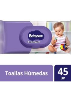 BABYSEC Toalla Humeda Premium 45un.