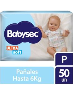BABYSEC Pañal ULTRASOFT P 50un.
