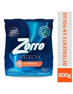 ZORRO Quitamancha Polvo Matic 800gr