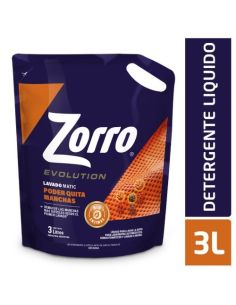 ZORRO Evolution Quitamancha Liquido D/P 3Lt