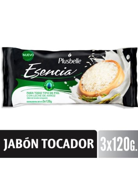 ESENCIA Jabon Todo Tipo de Piel 120gr X 3un