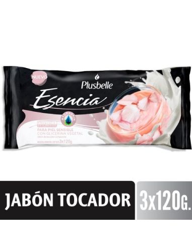 ESENCIA Jabon Piel Sensible 120gr X 3un