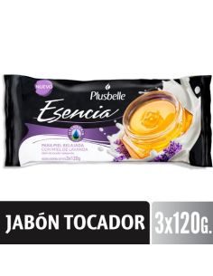 ESENCIA Jabon Piel Relajada 120gr X 3un