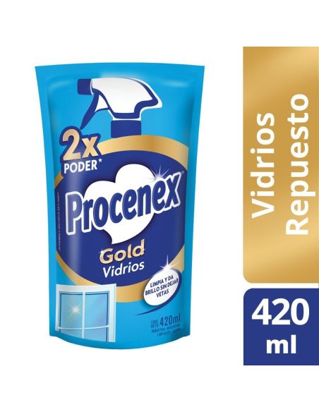PROCENEX Limpiador Vidrios D/P 420ml