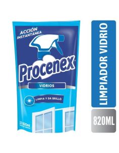 PROCENEX Limpiador Vidrio D/P 820ml