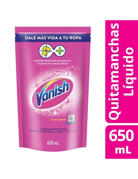 VANISH Quitamanchas Rosa D/P 650ml