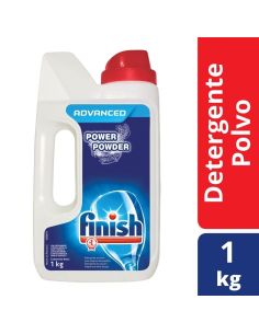 FINISH Detergente Polvo Botella 1Kg