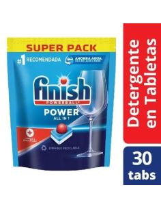 FINISH Detergente Tabletas 30X16,3gr