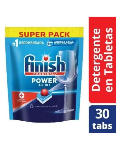 FINISH Detergente Tabletas 30X16,3gr