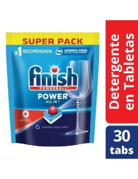 FINISH Detergente Tabletas 30X16,3gr