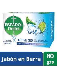 ESPADOL Jabon Antibacterial Active Deo 80g