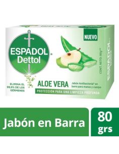 ESPADOL Jabon Antibacterial Aloe 80g