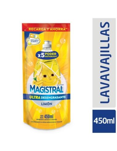 MAGISTRAL Lavavajillas Limon D/P 450ml