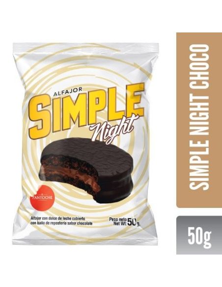 FANTOCHE Alfajor Simple Night 50gr