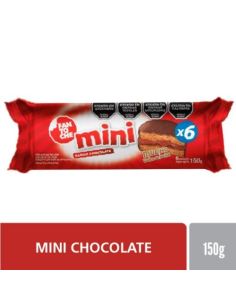 FANTOCHE Alfajor Mini Chocolate 25gr x 6 Un.