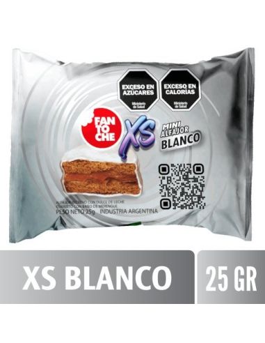 FANTOCHE Alfajor XS Blanco 25g X 20u