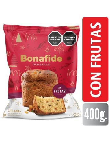 BONAFIDE Pan Dulce Con Fruta 400 gr