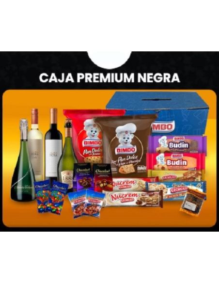 CAJA NAVIDEÑA PREMIUM( NEGRA)