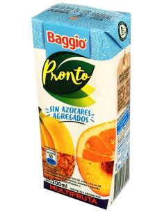 BAGGIO PRONTO Cero Multifruta 200ml