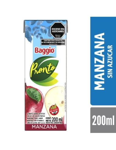 BAGGIO PRONTO Cero Manzana 200ml