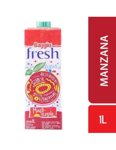 BAGGIO FRESH Manzana Tetra 1Lt