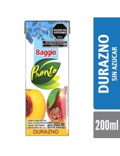 BAGGIO PRONTO Cero Durazno 200ml