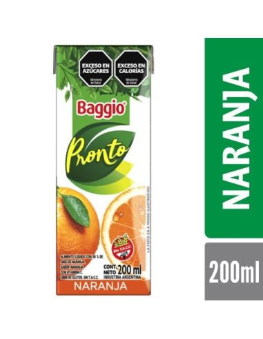 BAGGIO PRONTO Naranja 200ml
