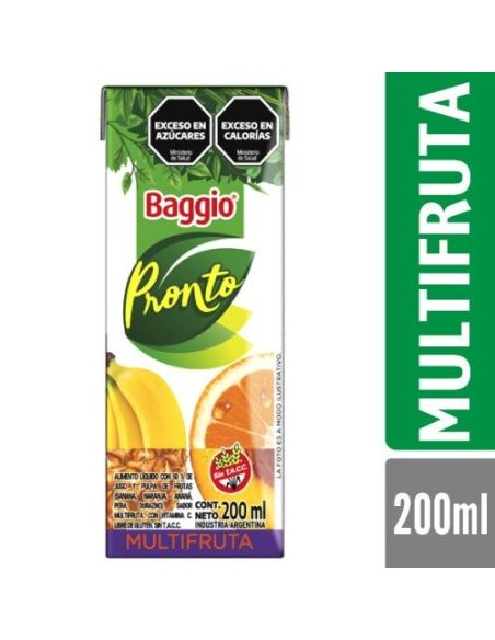 BAGGIO PRONTO Multifruta 200ml