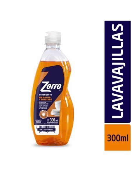 ZORRO Ultra Lavavajillas Naranja 300ml
