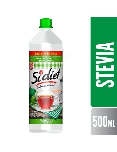 SI-DIET Edulcorante Liquido Stevia 500ML