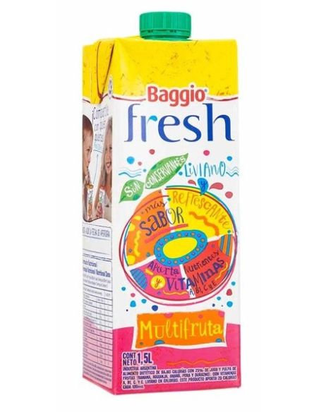 BAGGIO FRESH Multifruta Tetra 1.5Lt