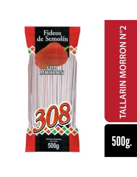 308 Fideo Tallarin Morron N°2 500gr