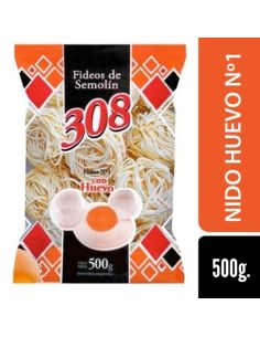 308 Fideo Huevo Nido Nº1 500gr
