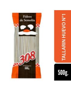308 Fideo Huevo Tallarin N°1 500gr