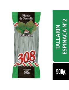 308 Fideo Tallarin Espinaca N°2 500gr