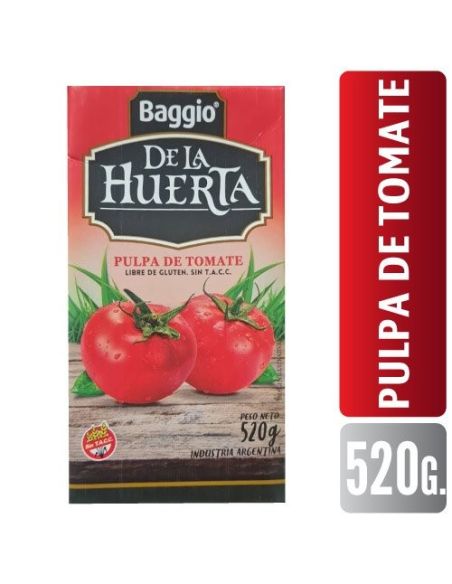 BAGGIO HUERTA Pulpa De Tomate 520gr