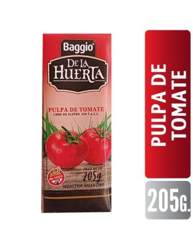BAGGIO HUERTA Pulpa De Tomate 205GR