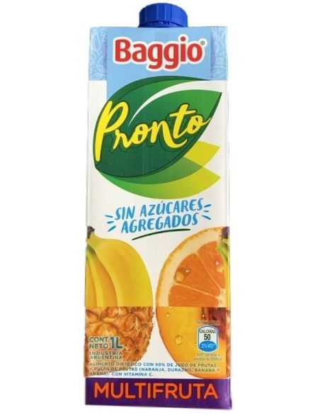 BAGGIO PRONTO Cero Multifruta 1Lt