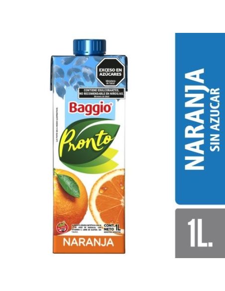 BAGGIO PRONTO Cero Naranja 1Lt